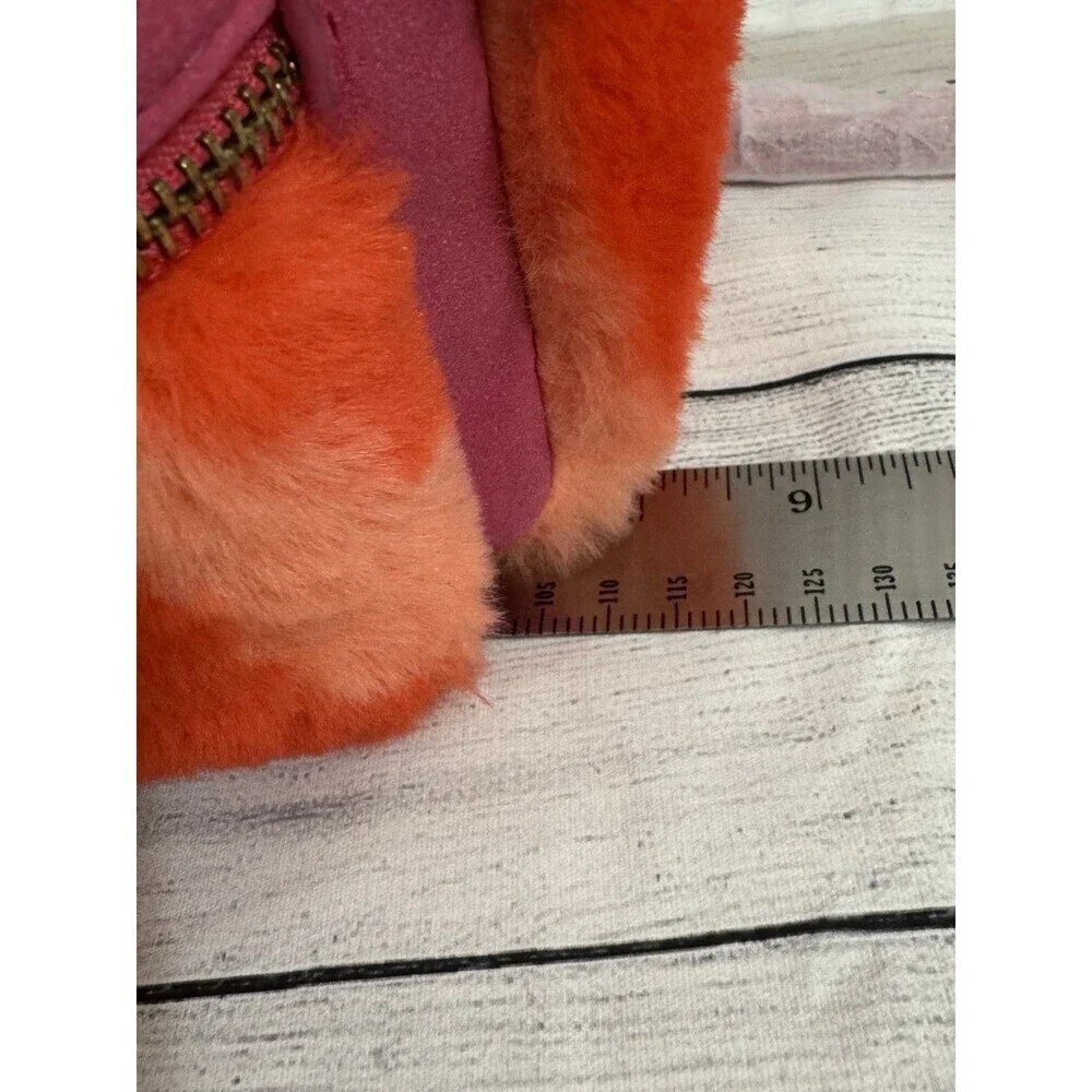 UGG Dannie II Mini Sheepskin Zebra Backback FUCHSIA